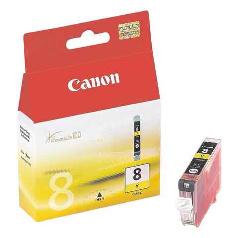 Canon CLI-8 Y Tintenpatrone (Original Druckerpatrone, gelb)