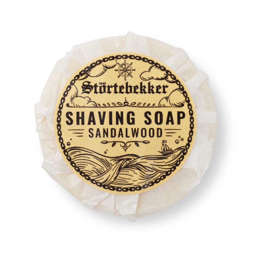 Störtebekker Rasierseife Probierset - Sandelholz, Kokos, Minze, Aloe Vera - Handgefertigt, Vegan, für eine sanfte Rasur