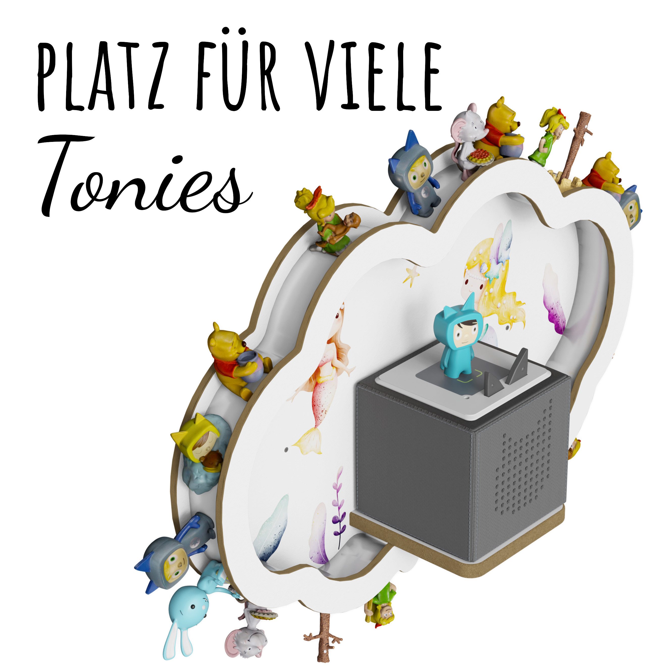 Holzura Kinderregal Tonieregal für Toniebox, Kinderregal günstig online kaufen