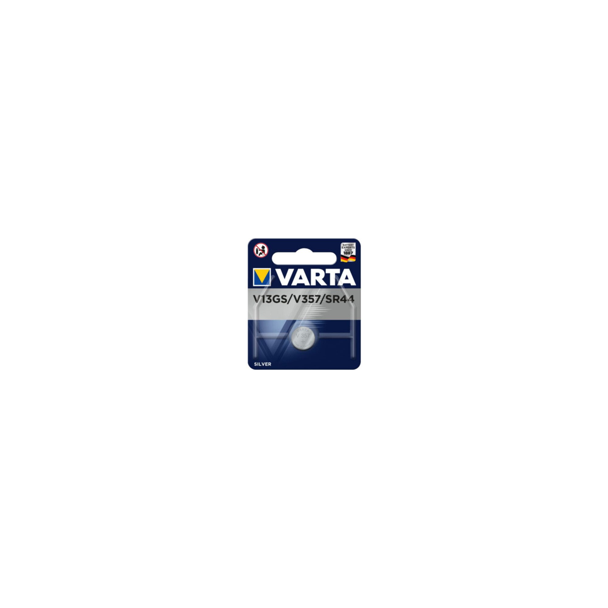 VARTA Varta Knopfzelle Professional Electronics 1,55 V 155 mAh SR44 11,6x5,4 Batterie