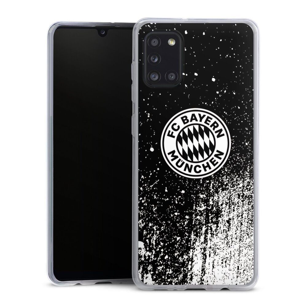 Handyhülle FC Bayern München Offizielles Lizenzprodukt FCB Splatter Schwarz - FCB