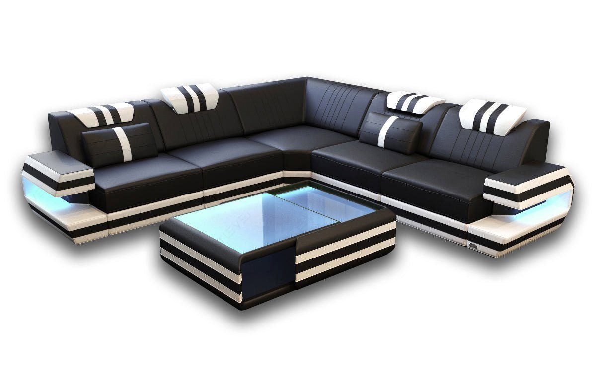 Sofa Dreams Ecksofa Ledercouch Sofa Leder günstig online kaufen