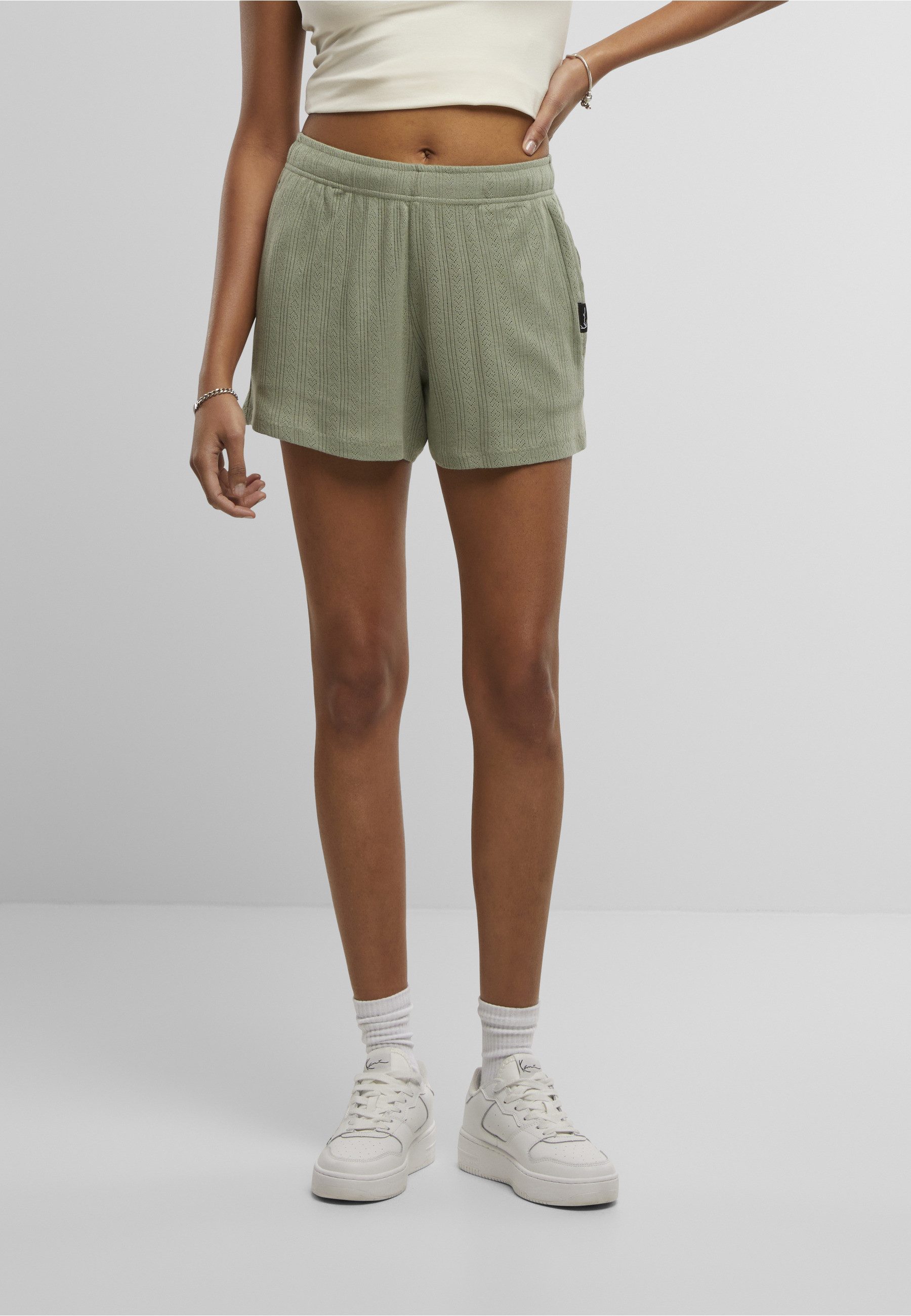 Karl Kani Shorts Karl Kani Woven Signature Pointelle Shorts (1-tlg)