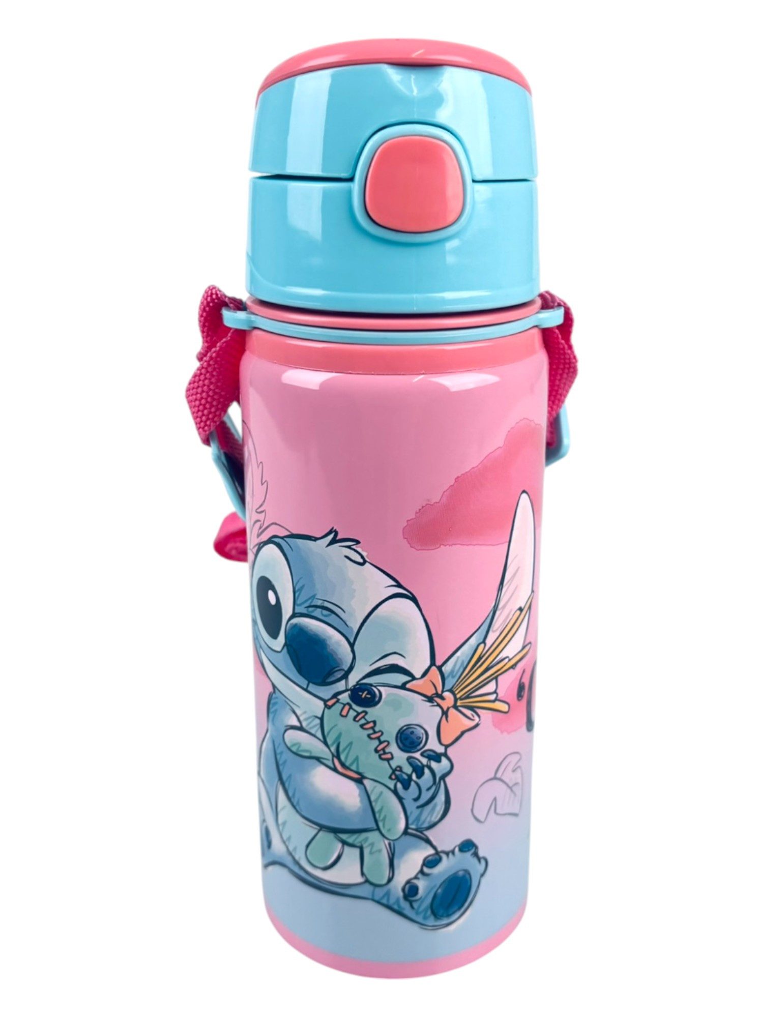 Trinkflasche Stitch Kinder Sport-Aluminiumflasche 600 ml