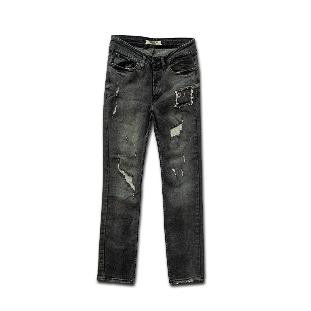 Slim-fit-Jeans Hochwertige Grau Damenjeans – Slim Fit, komfortabel
