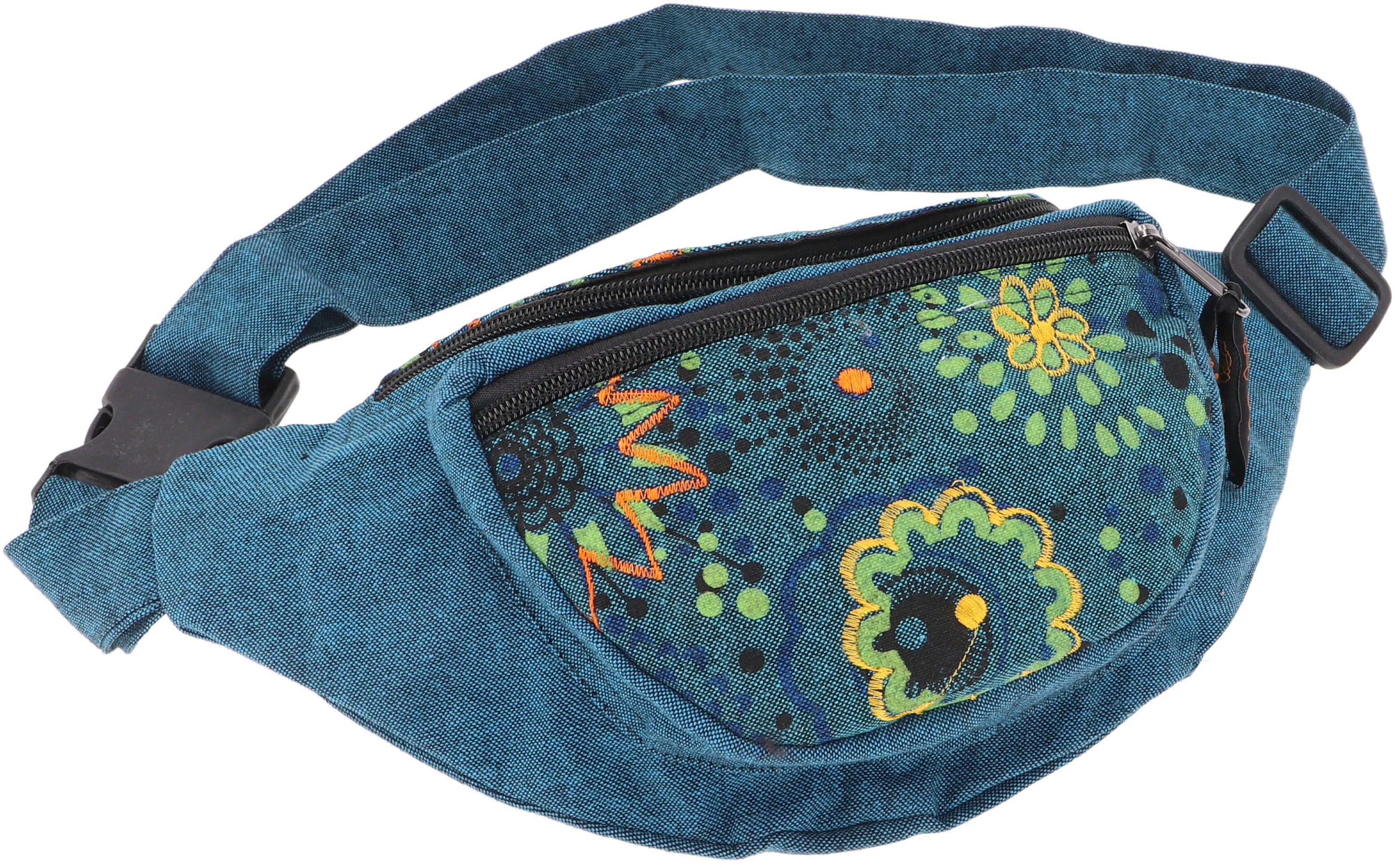 Gürteltasche Ethno Sidebag, bestickte Boho Nepal..