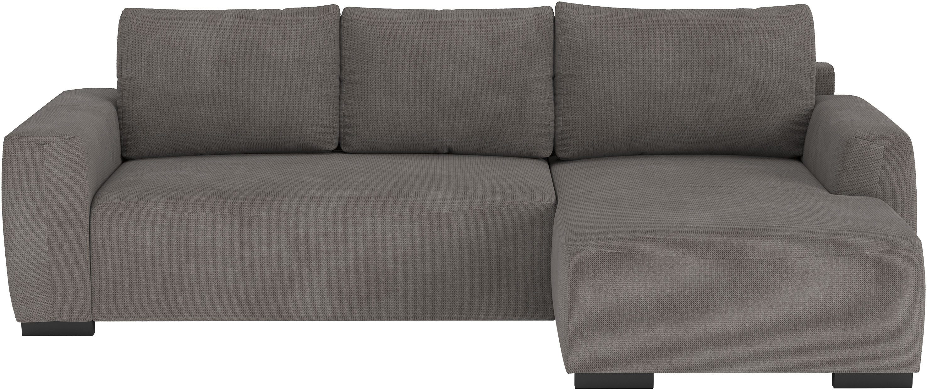 COTTA Ecksofa Giro L-Form, Recamiere, Breite 252 cm, wahlweise mit Bettkasten und Trendbezug CORD!