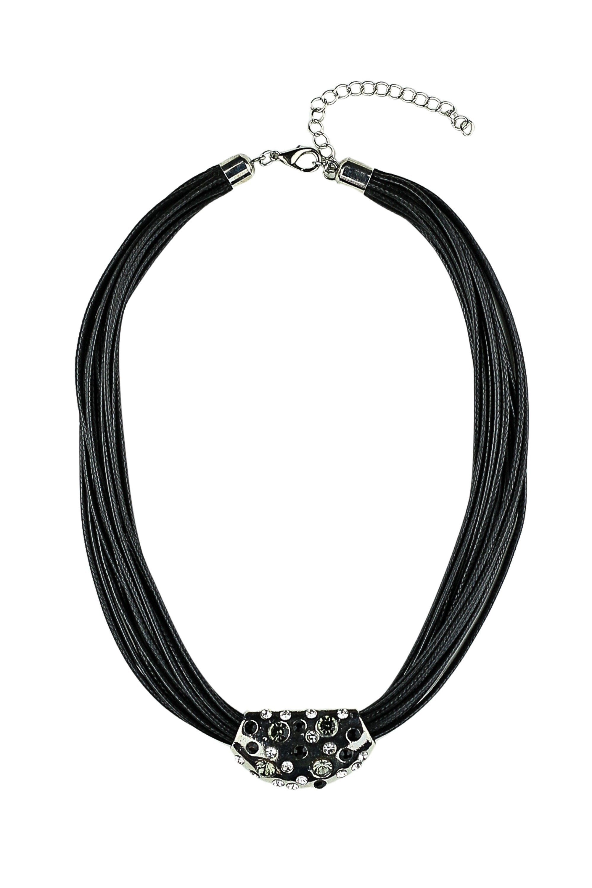 COLLEZIONE ALESSANDRO Kette mit Anhänger "Valencia" mit Glassteinen günstig online kaufen