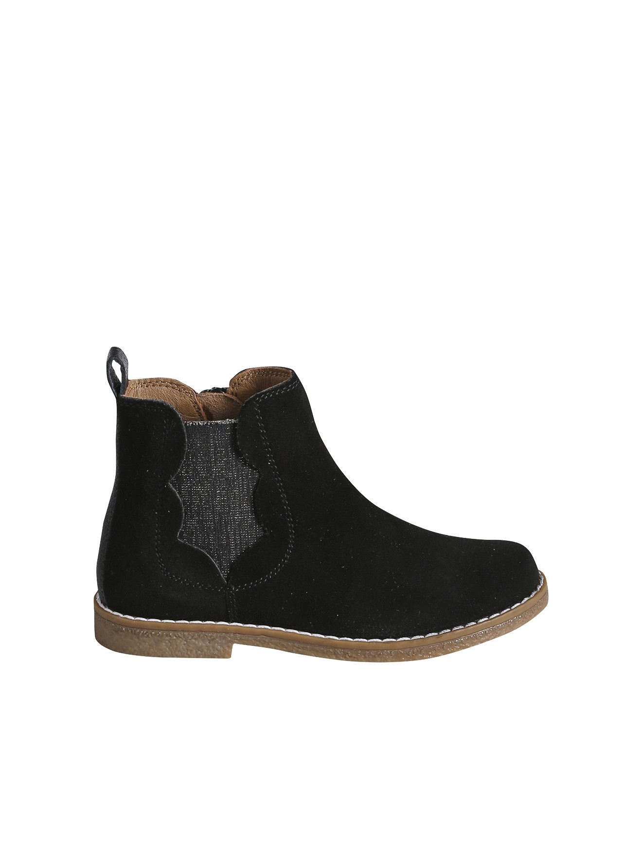 vertbaudet Mädchen Boots mit Reißverschluss, Glanzeffekt Stiefelette