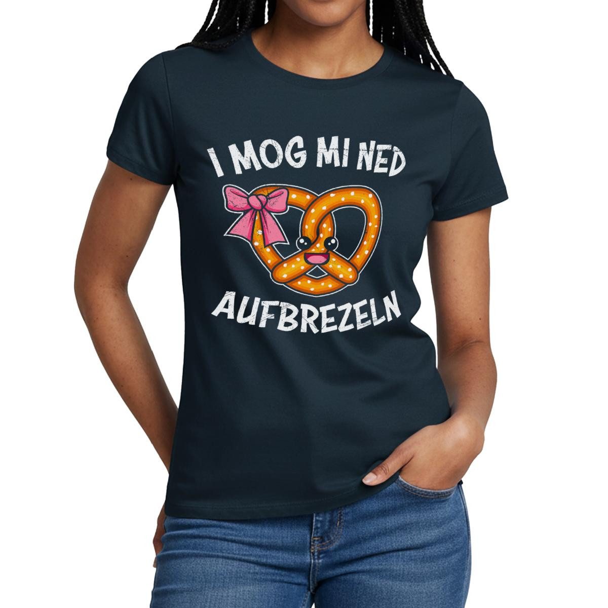 T-Shirt I Mog Mi Ned Aufbrezeln Dirndl Ersatz Frauen T-Shirt