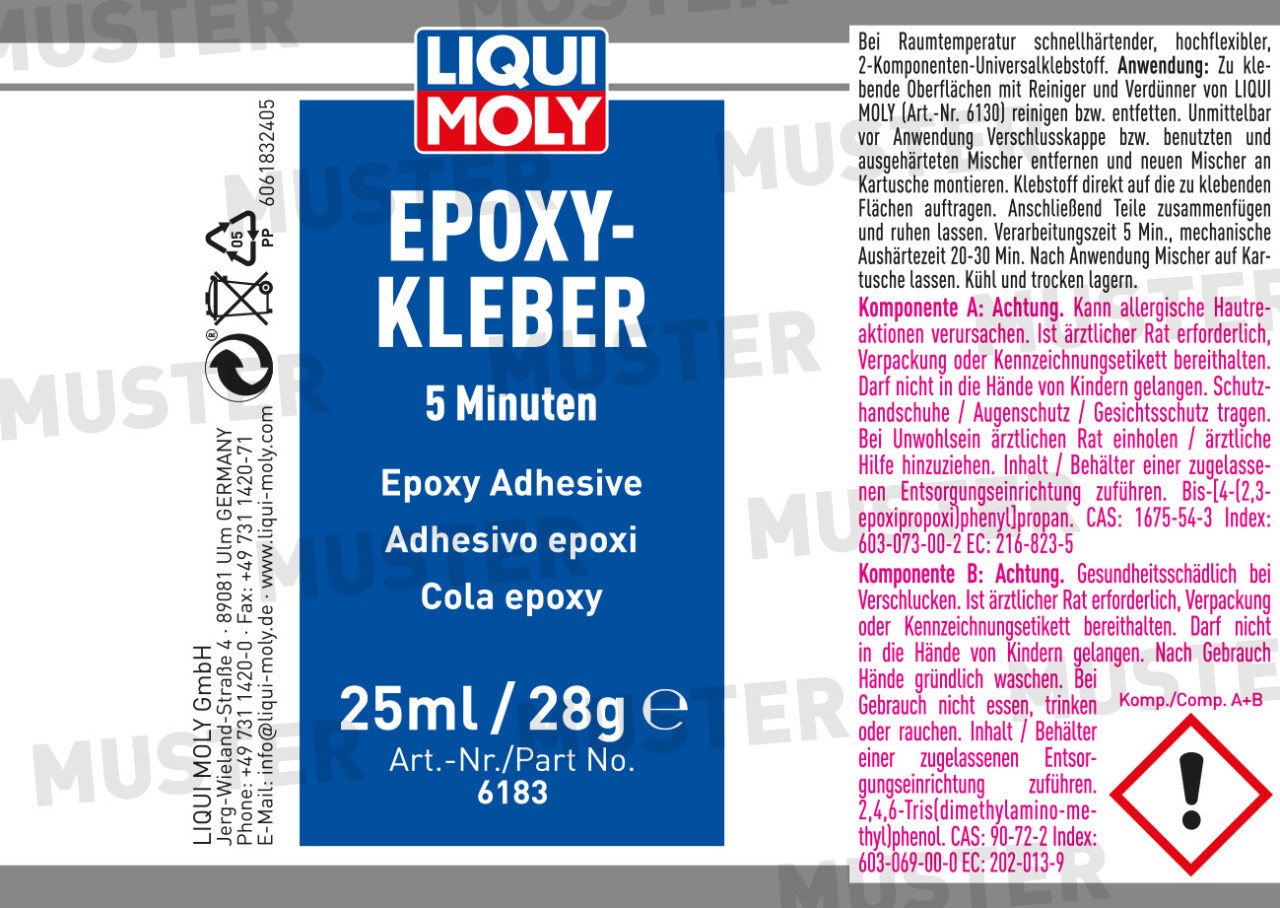 Thumbnail - Liqui Moly Montagekleber Liqui Moly Epoxy-Kleber 25 ml