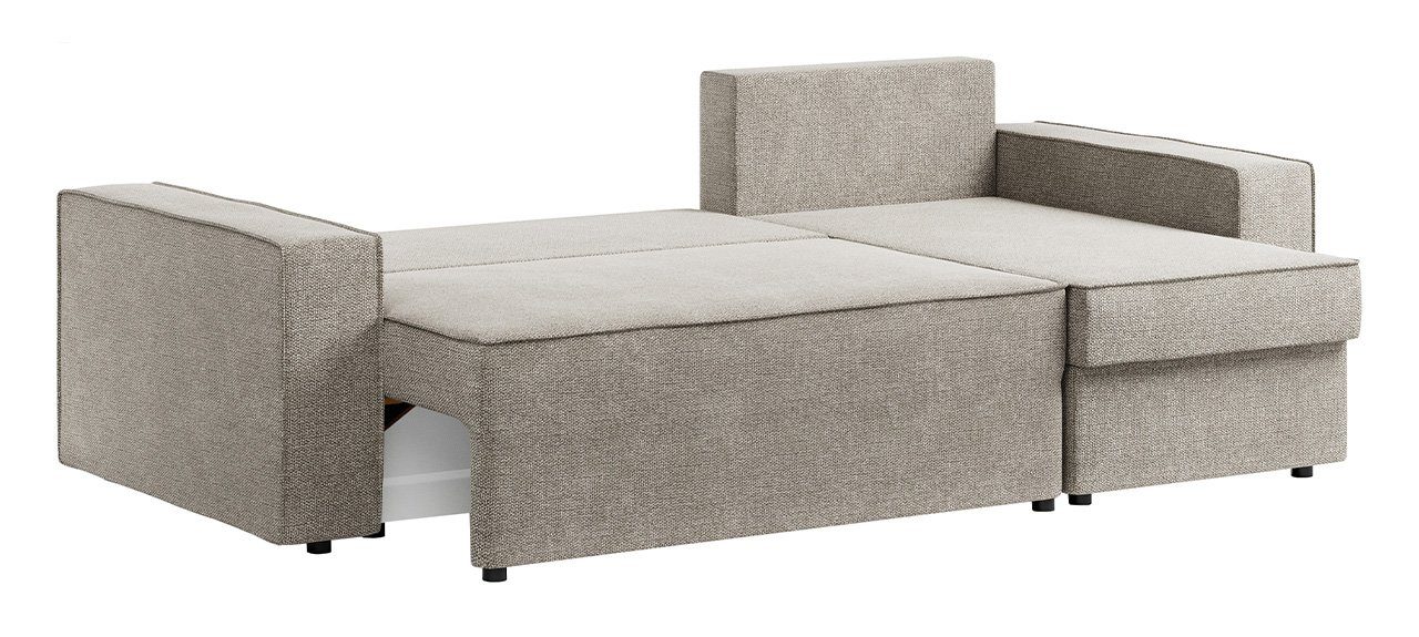 MKS MÖBEL Ecksofa L DENVER, Wohnzimmer L-Form, Schlaffunktion, - mit Couch Bettsofa