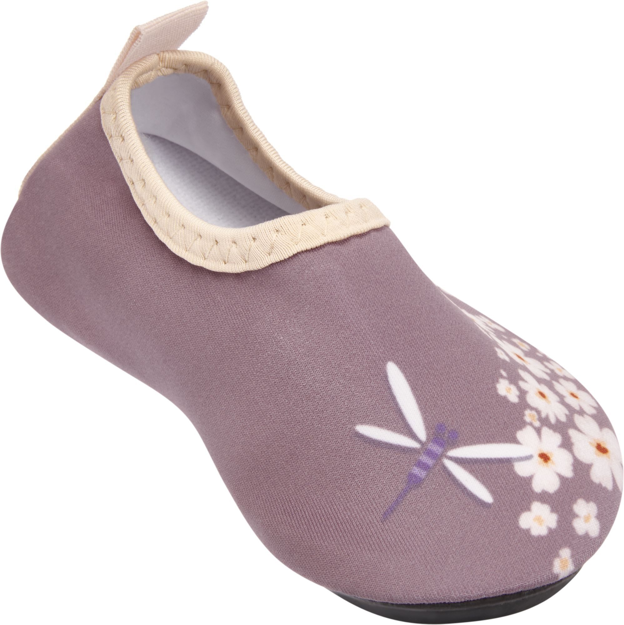 Playshoes Barfußschuh Barfuss-Schuh Blümchen, Farbe: violett, günstig online kaufen