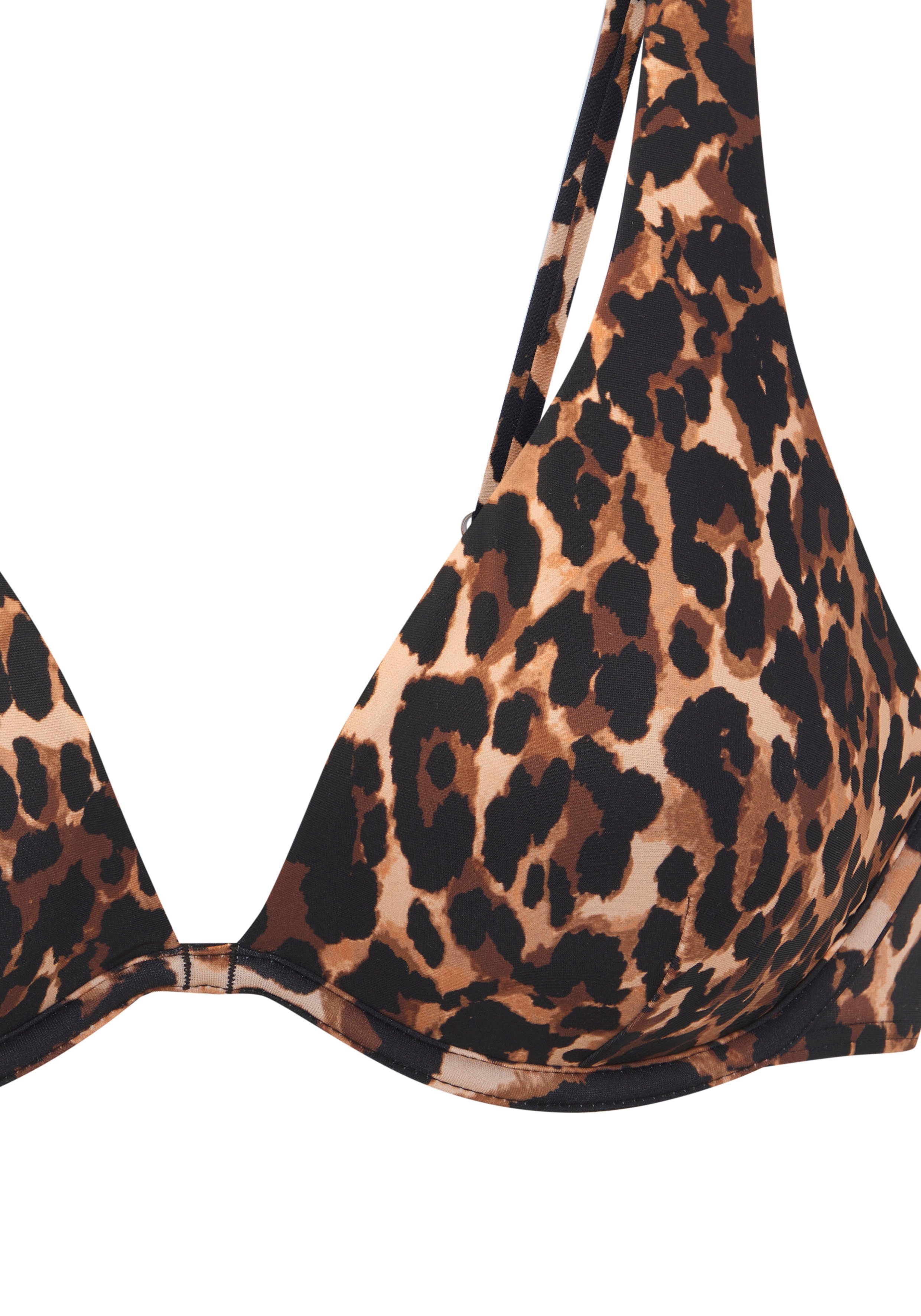 Bruno Banani Bügel-Bikini mit modischem Animal-Design