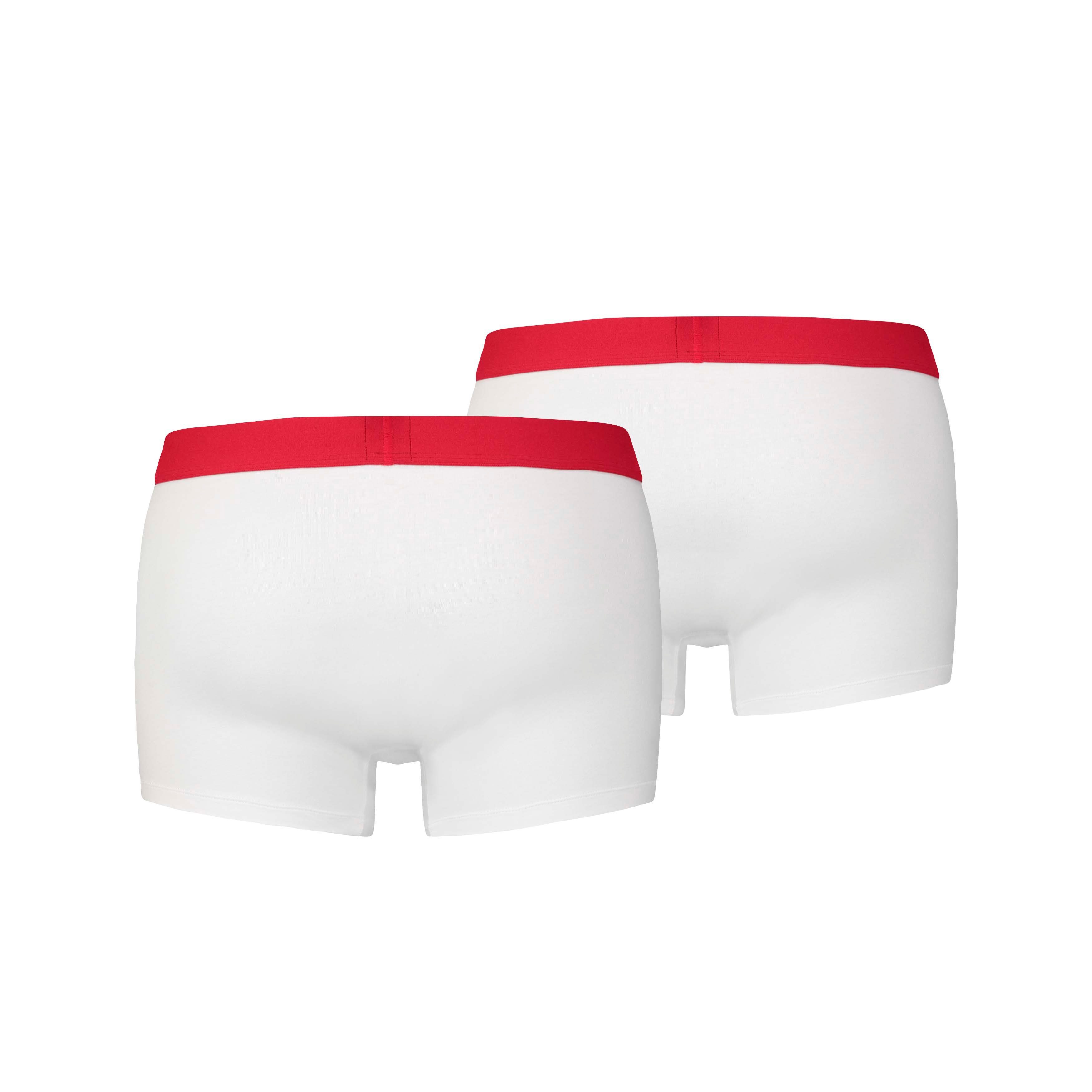 Trunk ohne im Levi's® Boxershorts Boxershorts (2 Pack Eingriff 2er Weiß (2er Stück) Pack) Levi's®