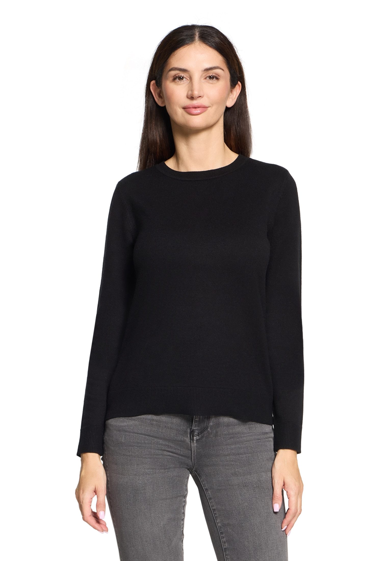 Betty Barclay Strickpullover Damen mit Rundhalsausschnitt (1-tlg) günstig online kaufen