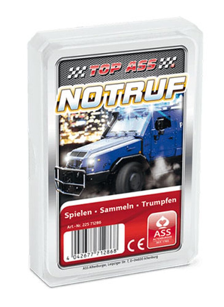 Cartamundi Spiel TOP ASS - Notruf Quartett