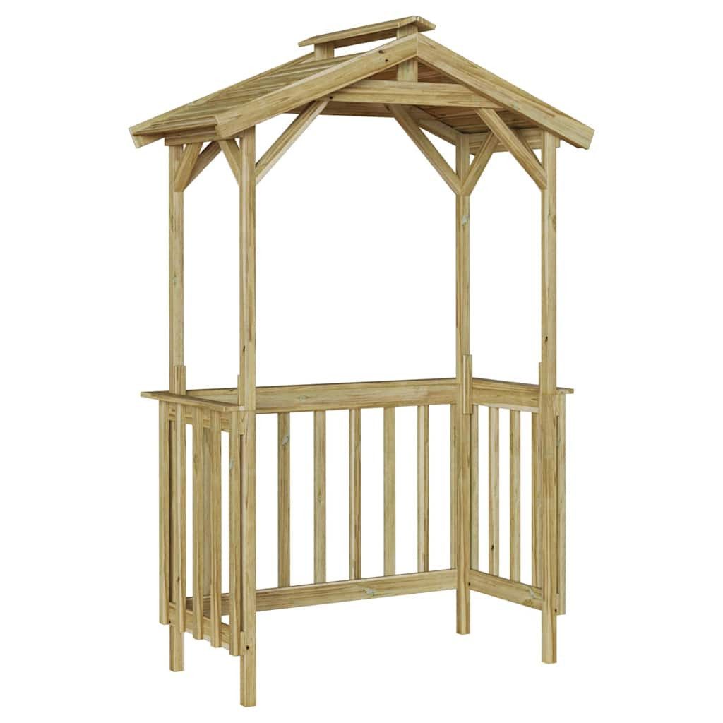 vidaXL Gartenhaus Grillhütte Braun 133,5 x 63 x 200 cm Imprägniertes Kiefer günstig online kaufen