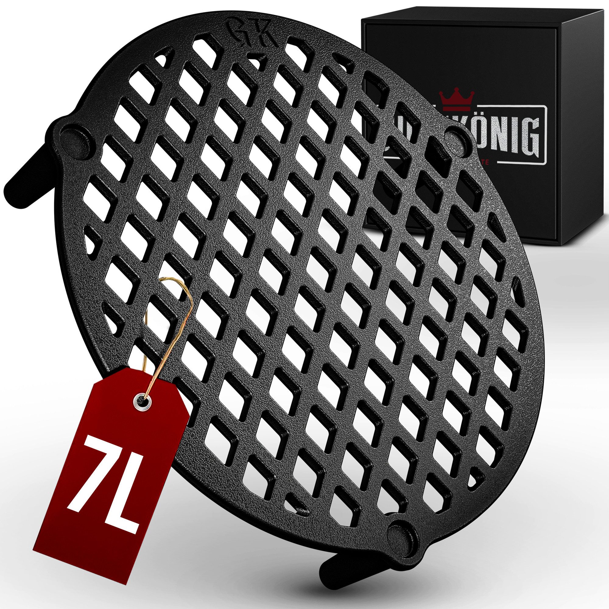GUSSKÖNIG Grillrost GUSSKÖNIG Stapelrost für 7L Dutch Oven aus Gusseisen