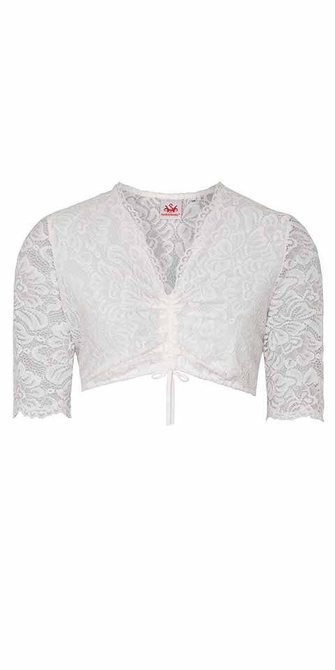 Spieth & Wensky Dirndlbluse Dirndlbluse Ansbach 1/2 Arm - offwhite günstig online kaufen