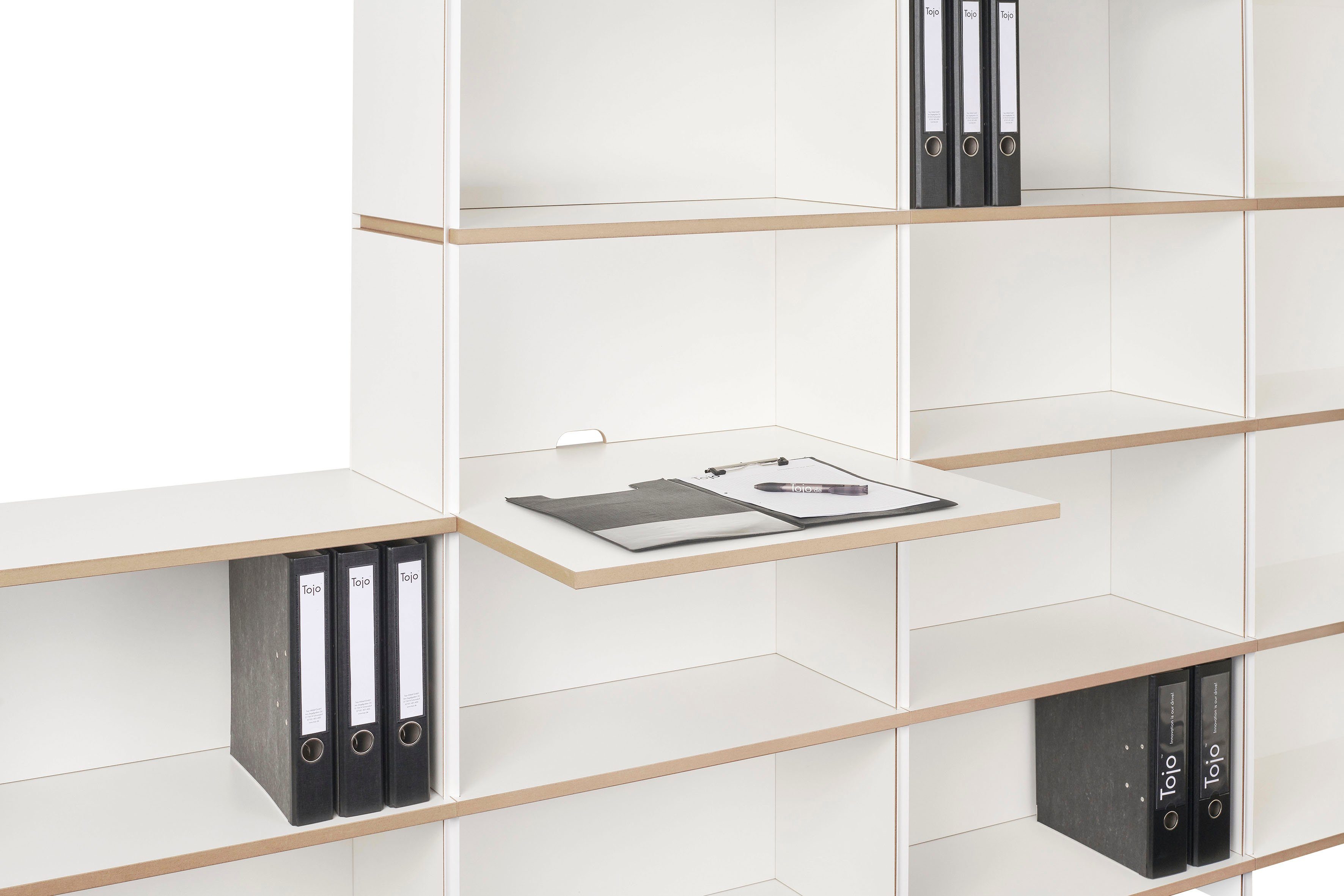 Tojo Mehrzweckregal mehrfach, verschiedene Module, die miteinander kombiniert werden können