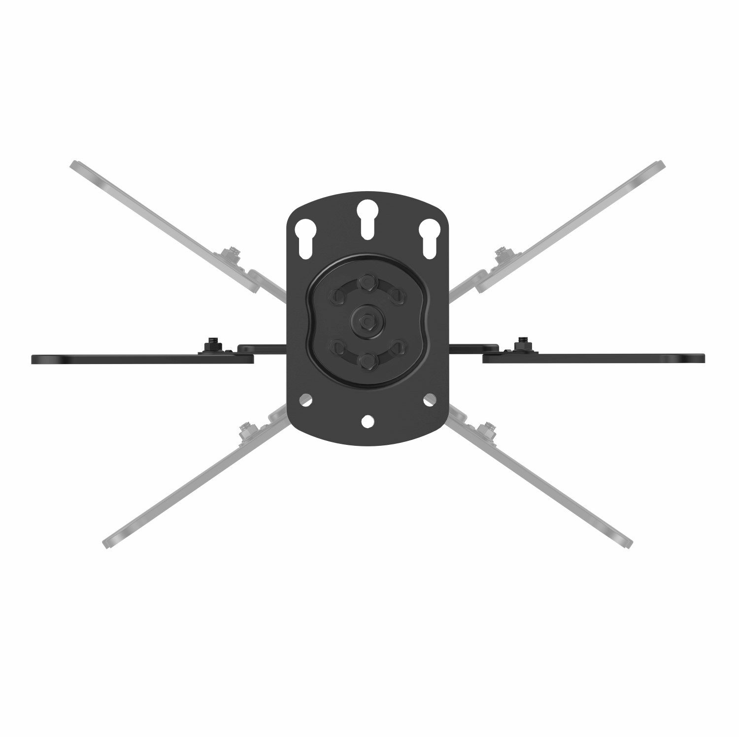 Hama TV-Ständer TV Deckenhalterung 32" bis 65" Deckenhalter, (bis 65 Zoll, TV Halterung Halter für Decke Dachschräge Schrank Küche Unterschrank)