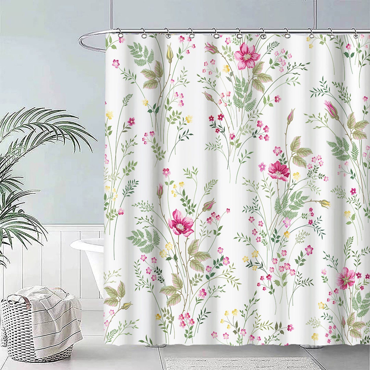 BYSURE Duschvorhang Breite 180 cm, Duschvorhang, günstig online kaufen