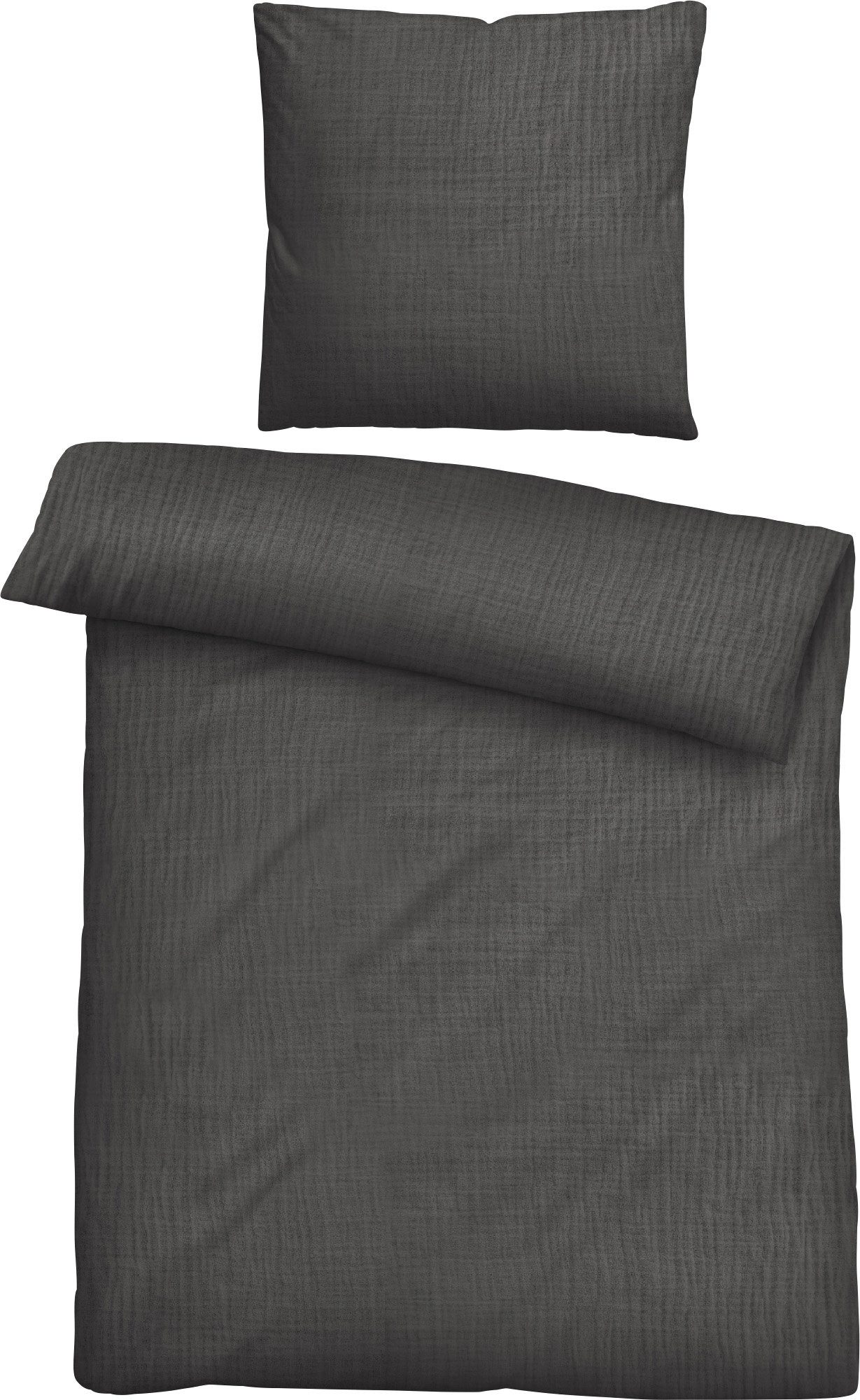 Biberna Bettwäsche Bettwäsche, 1AA190_unisex adult_BW, 2 günstig online kaufen
