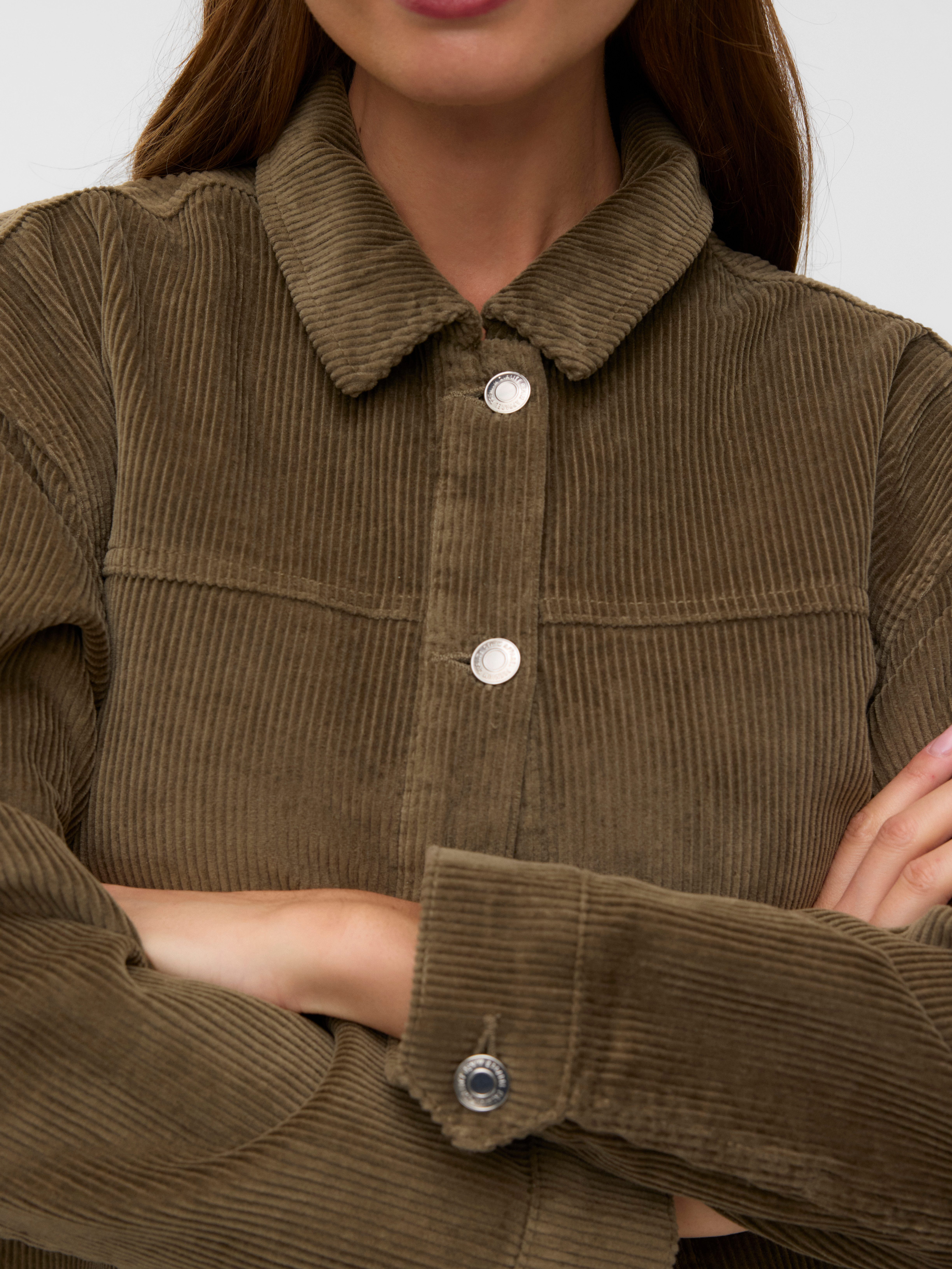 Vero Moda Cordjacke VMJAMIE LS CORDUROY SHACKET MIX NOOS Baumwolle