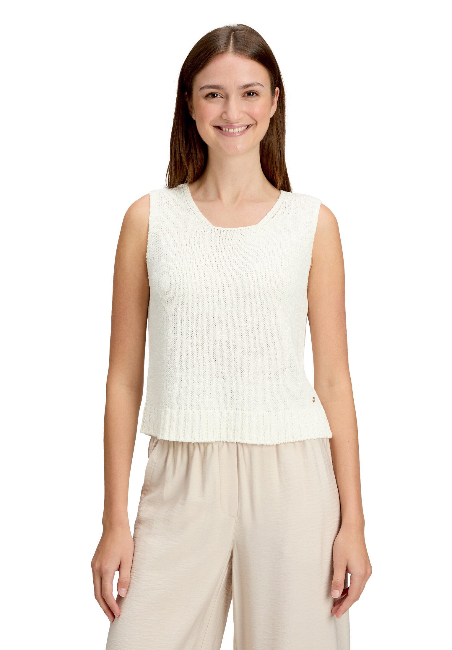 Betty&Co Stricktop Damen mit Rundhalsausschnitt