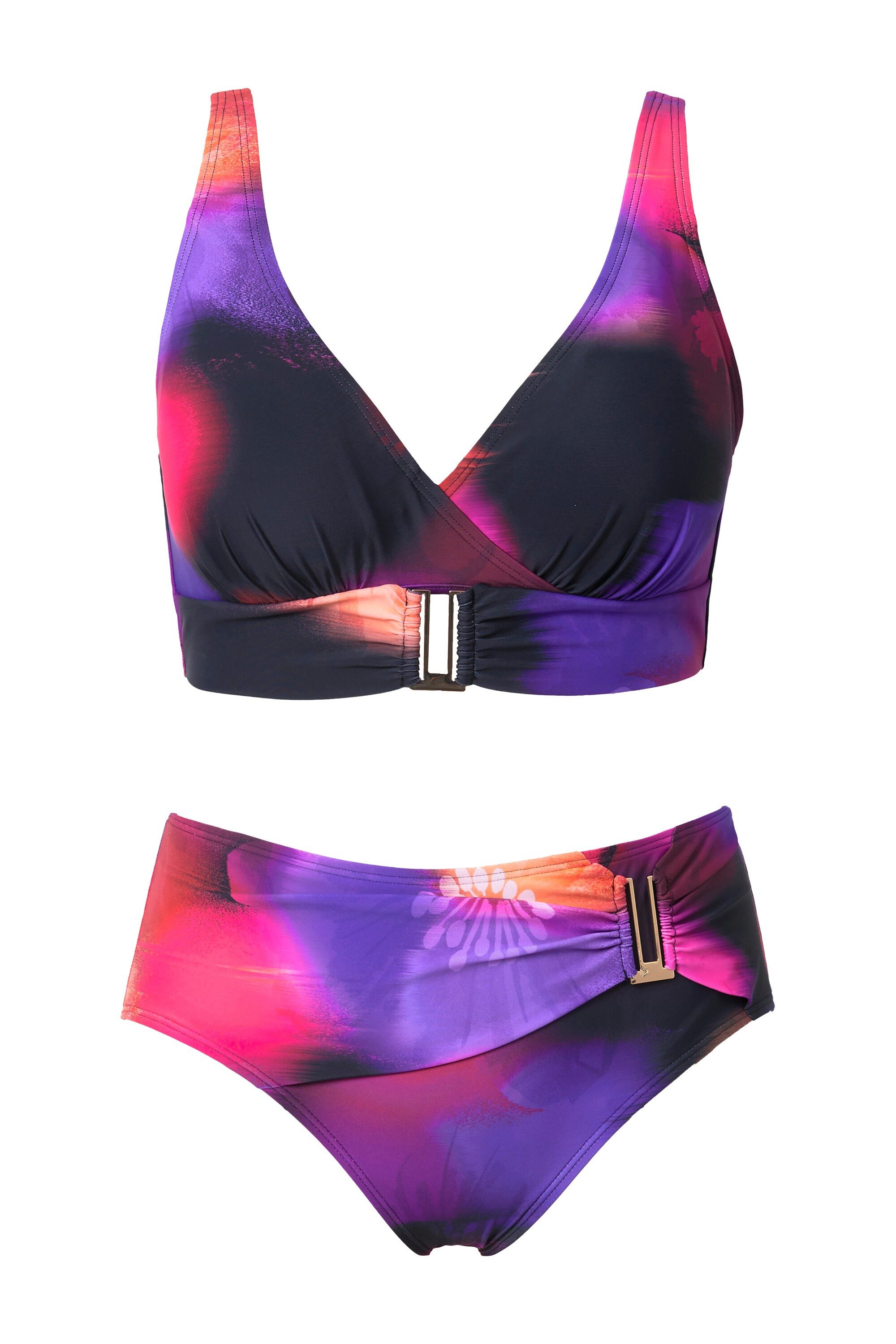 Ulla Popken Bügel-BH Bikini Zierschnallen Softcups günstig online kaufen