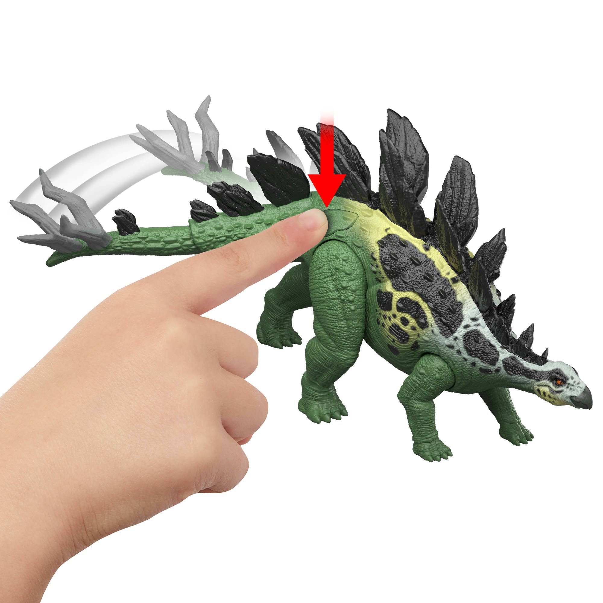 Mattel® Actionfigur Jurassic World, Gigantic Thrashers - Stegosaurus
