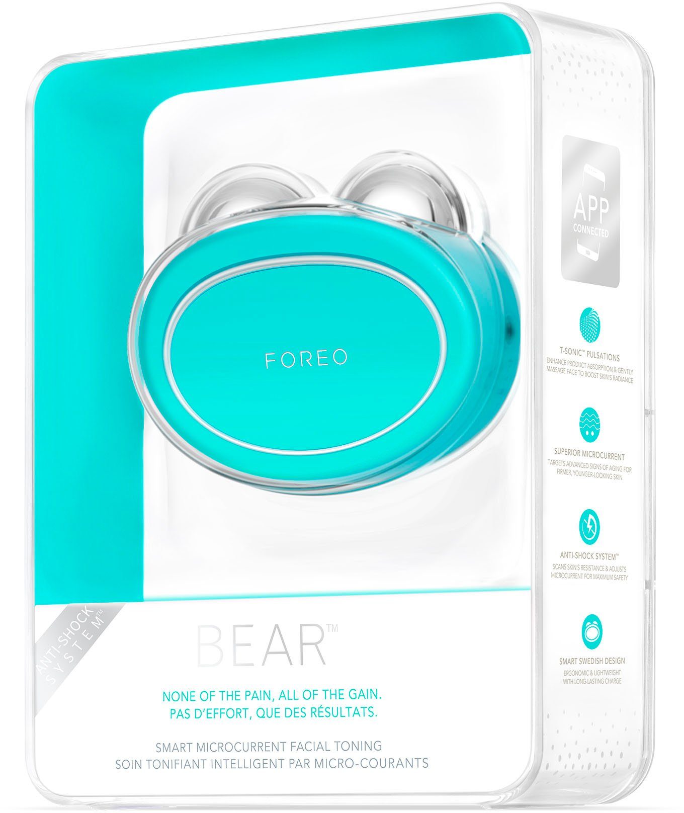 FOREO Anti-Aging-Gerät Gesichtsstraffung MINT zur Gerät BEAR