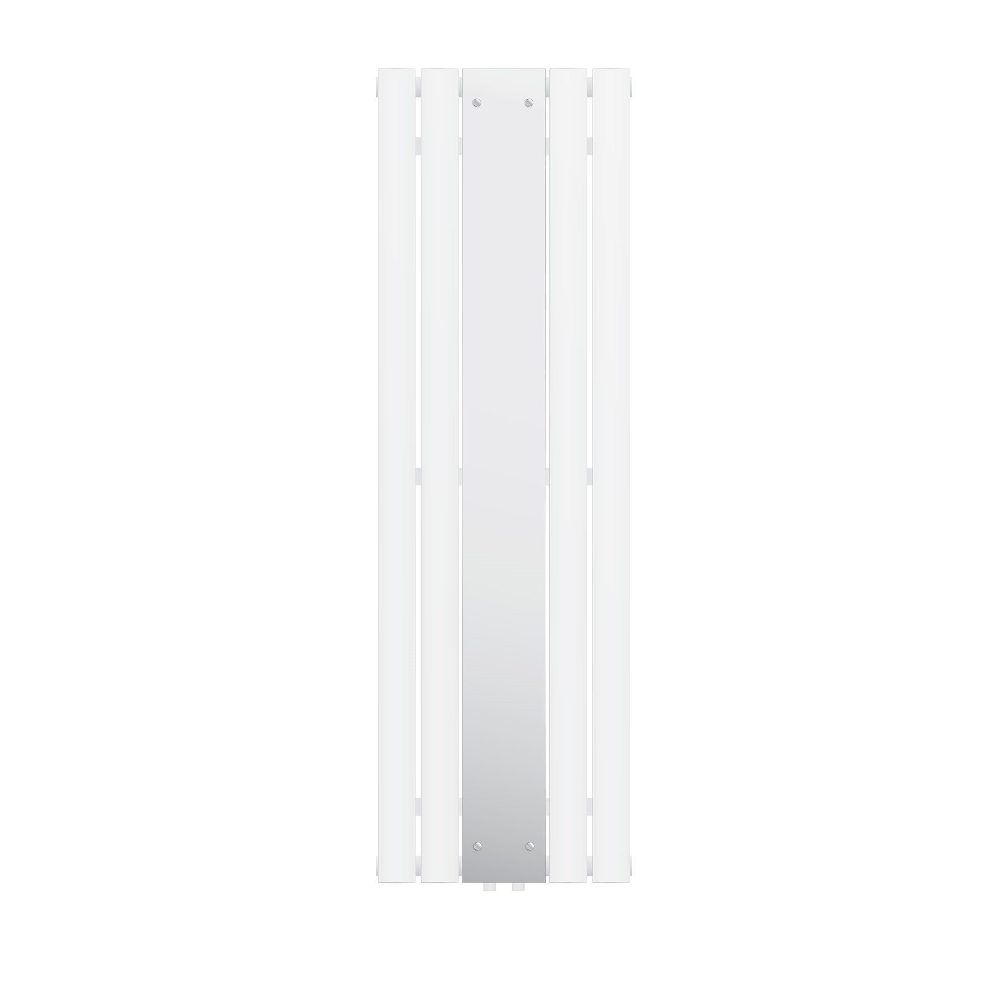 LuxeBath Heizkörper Zimmerheizkörper Pannelheizkörper Spiegelheizkörper, Weiß Mittelanschluss 450x1600mm