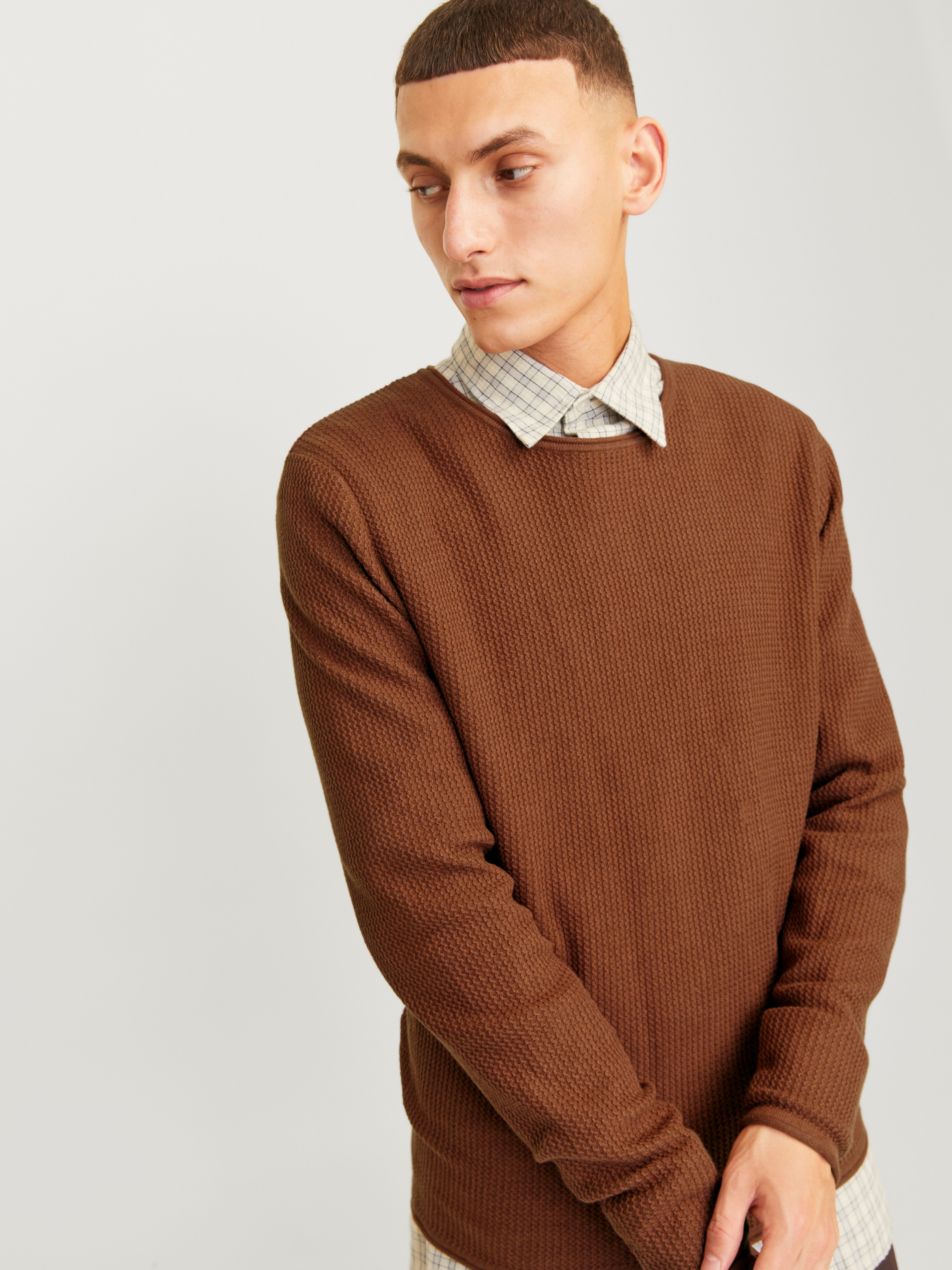 Jack & Jones Rundhalspullover JJECOOPER KNIT günstig online kaufen