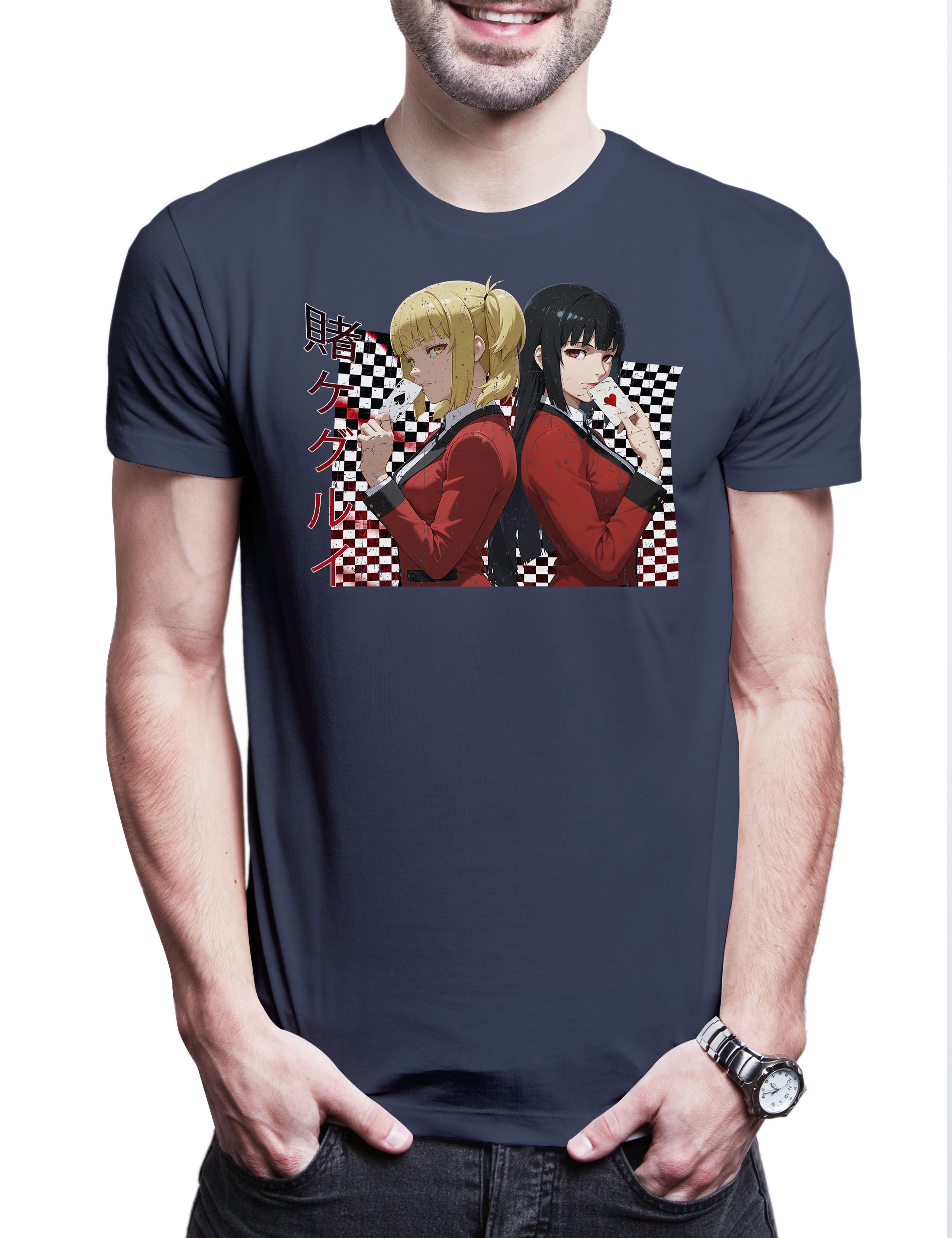 Print-Shirt Yukeko & MaryHerren T-Shirt Saotome Jabami Kakegurui Ryota Suzui