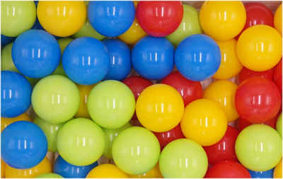 COIL Bällebad-Bälle Bälle für Bällebad, 100 Bunte Bälle, Spielbälle, Plastikbälle, 6cm