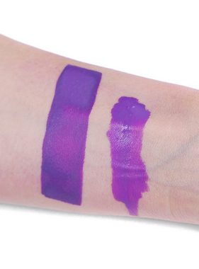 Maskworld Theaterschminke aqua make-up violett Veilchen Wasserschminke, Hochwertige violette Wasserschminke mit 12 Gramm Inhalt