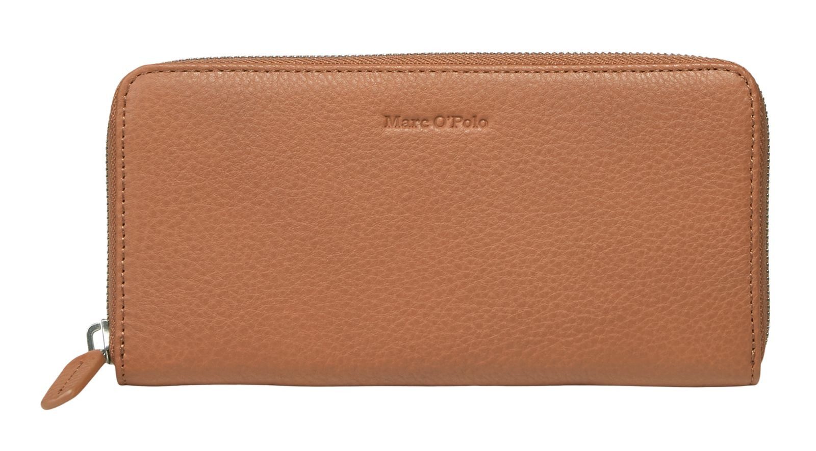 Marc O'Polo Geldbörse Emilie Zip Around Wallet, aus echtem Rindsleder