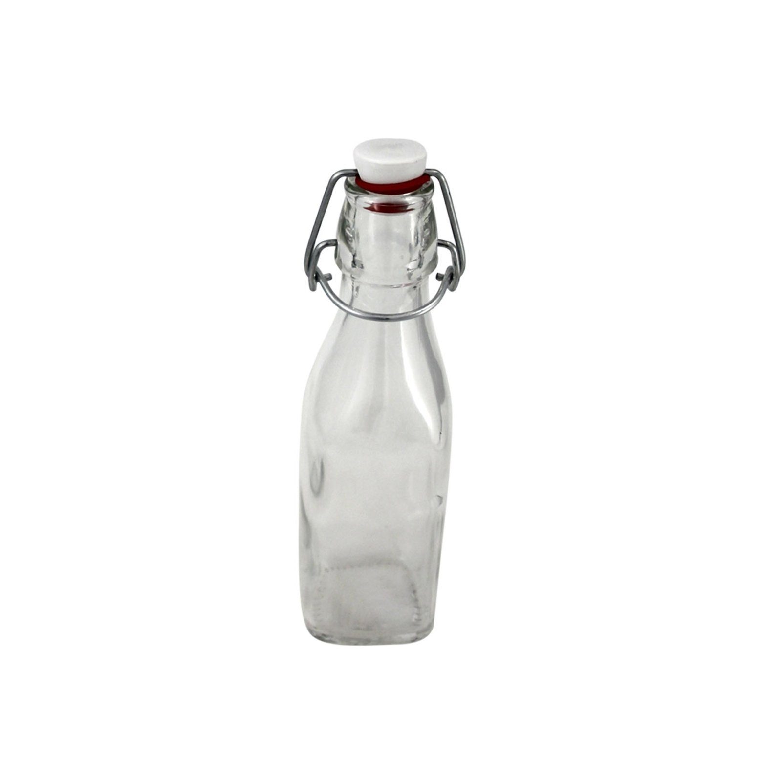 Glasflasche Glas mit Bügelverschluss, Neuetischkultur Vorratsglas