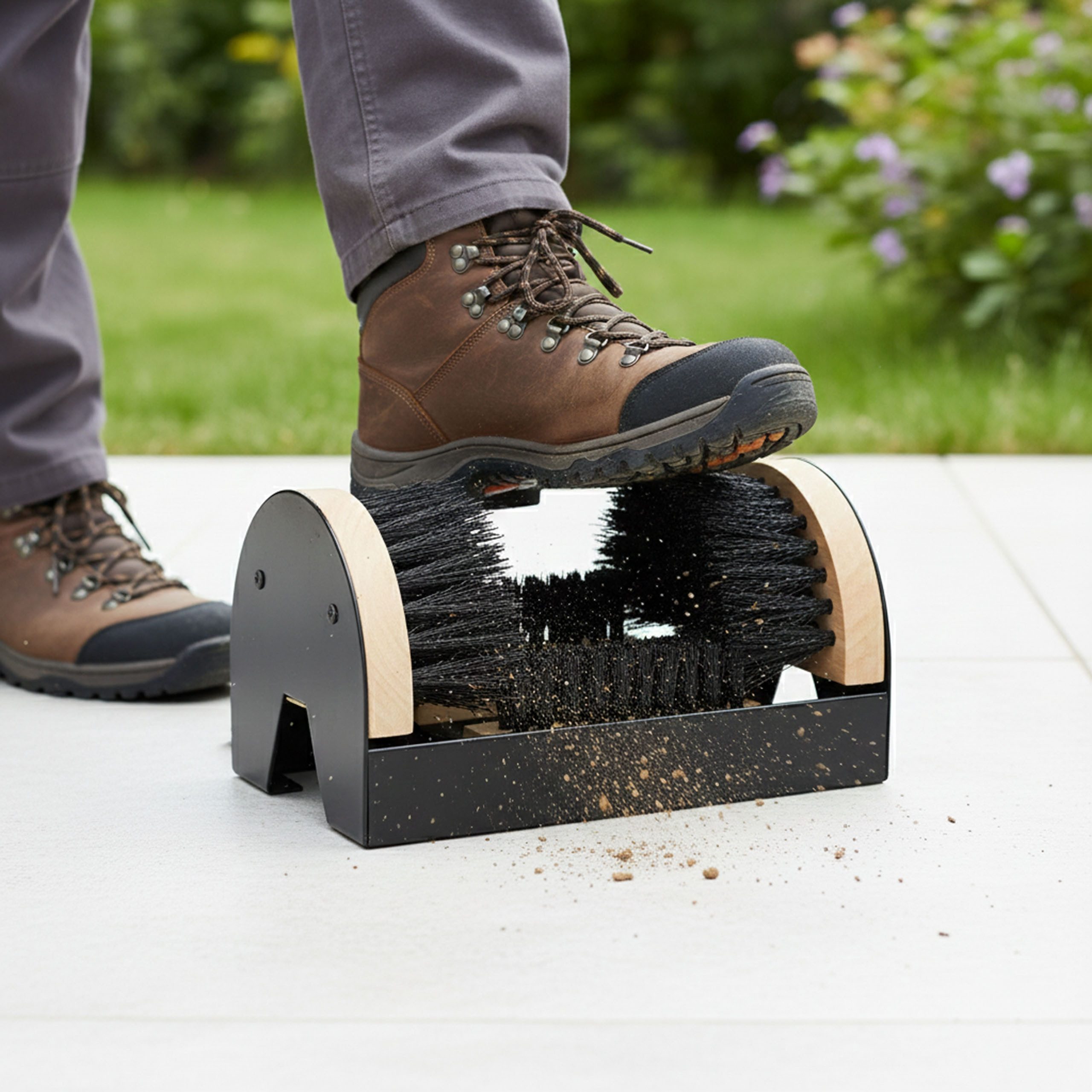 Sarcia.eu Schuhputzbürste Schuhbürste, Schuhputzbürste, Fußmatte – 23 × 15 × 11,5 cm