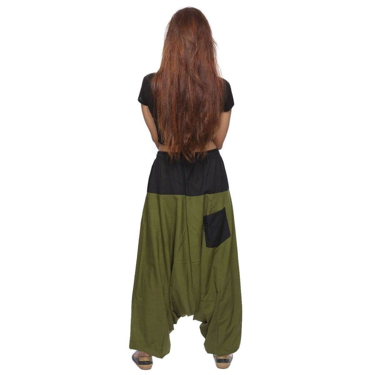 SIMANDRA Haremshose Simandra Damen Freizeithose (1-tlg., mit Bindeband) Aladinhose Goa
