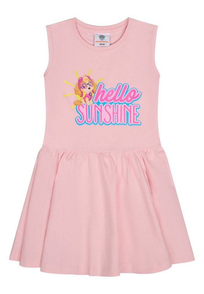 PAW PATROL A-Linien-Kleid Paw Patrol Skye Kleid Träger-Kleid Sommer Dress