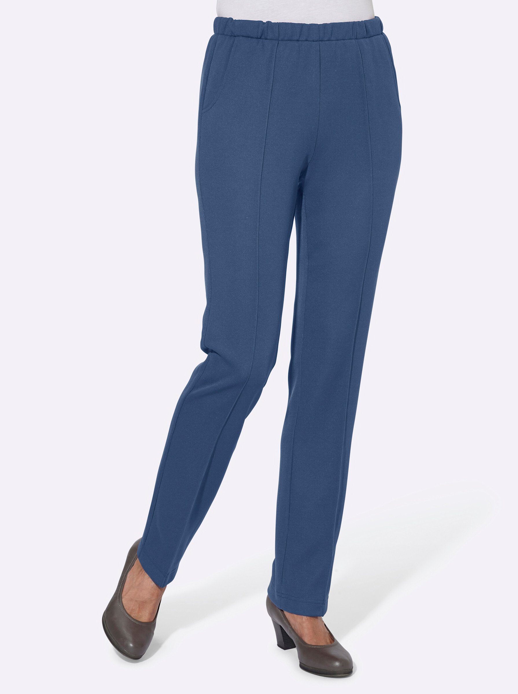 WITT WEIDEN Jerseyhose Innenbeinlänge ca. 77 cm jeansblau