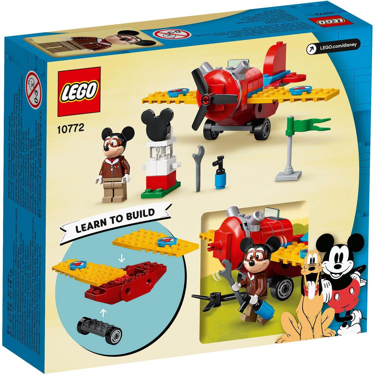 LEGO 10772 Mickey and Friends Mickys Propellerflugzeug - EOL 2022 Konstruktionsspielsteine