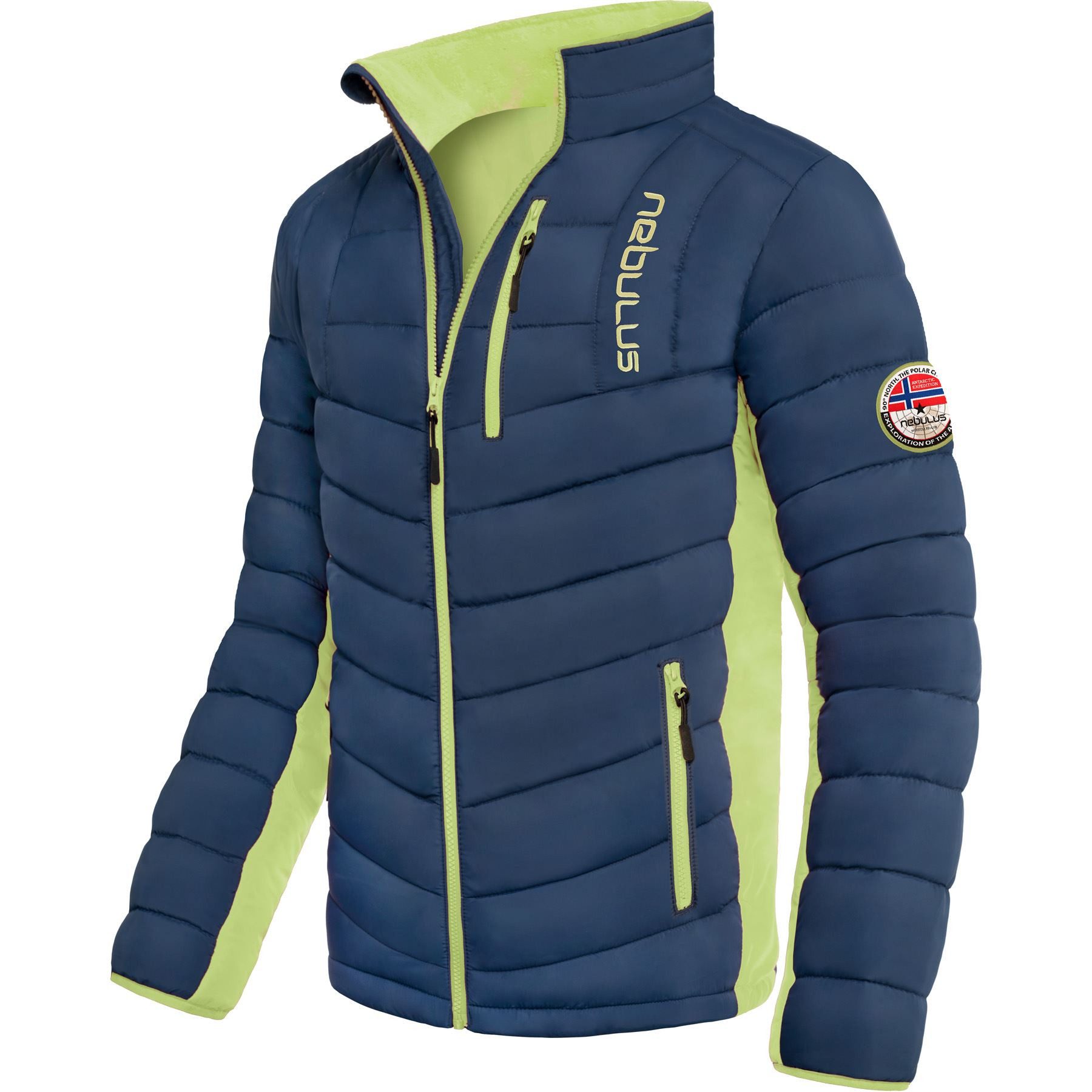 Nebulus Winterjacke Winterjacke, P5842 - Herren, navy-lime, M günstig online kaufen