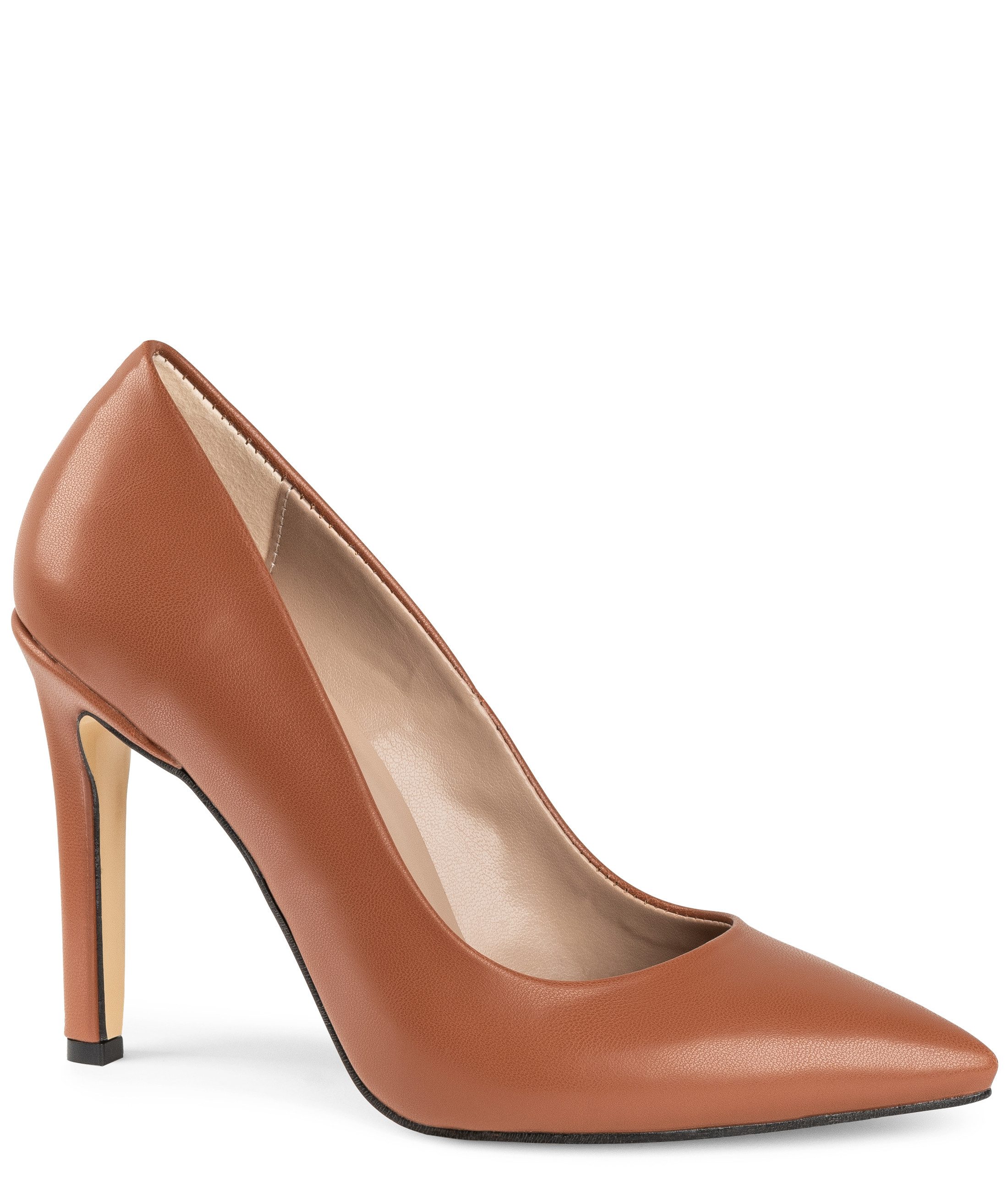 Michael Soul Lucia braun matt High-Heel-Pumps Bequeme Damen Abendschuhe