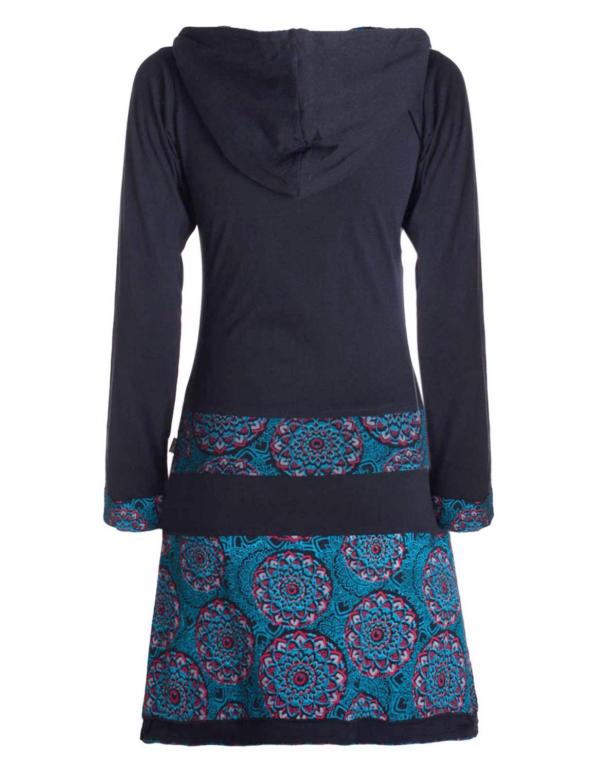 Vishes Jerseykleid Long Hoodie Kleid Damen günstig online kaufen