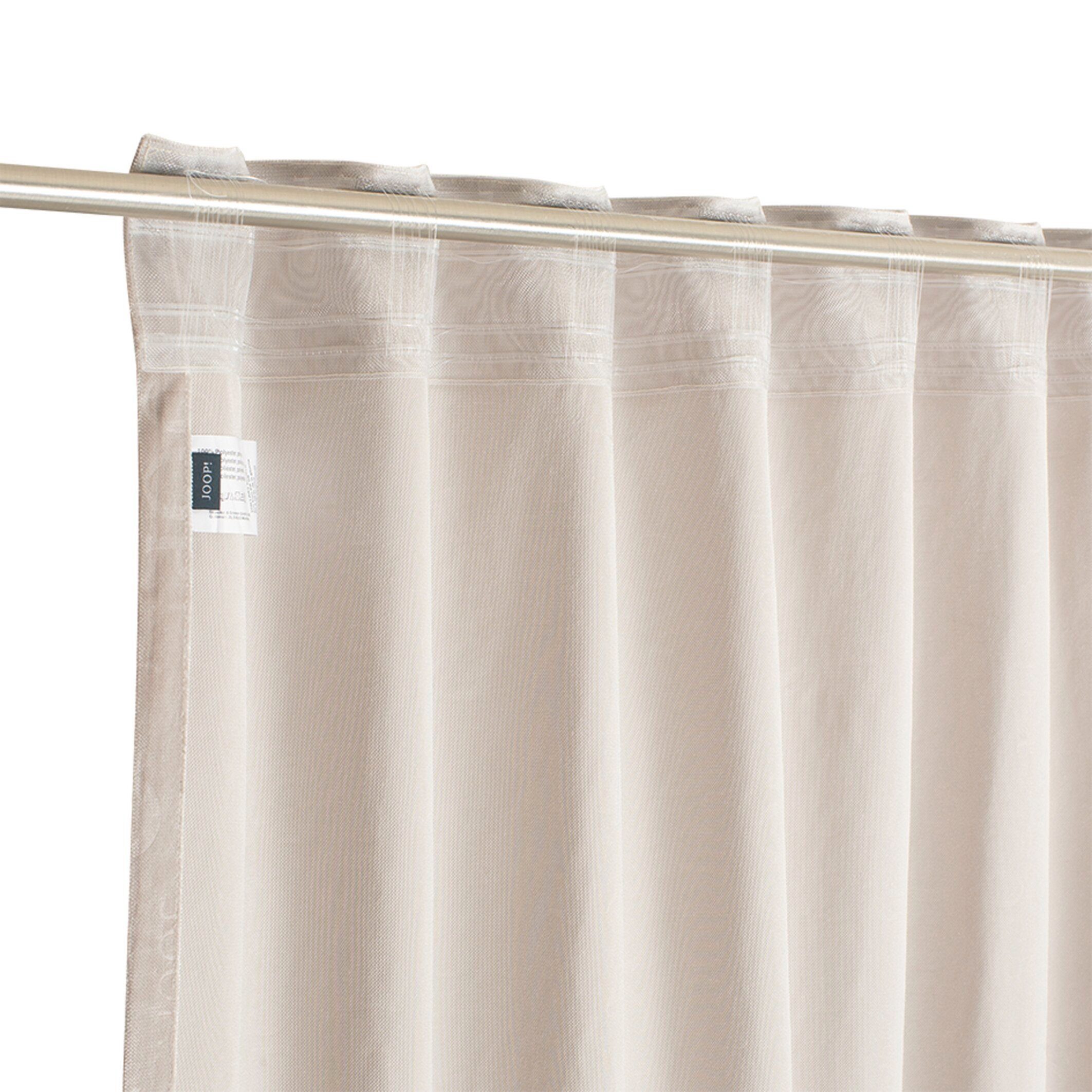 Vorhang JOOP! LIVING MATCH Beige (1 - St), Textil blickdicht, Joop!, Fertigvorhang