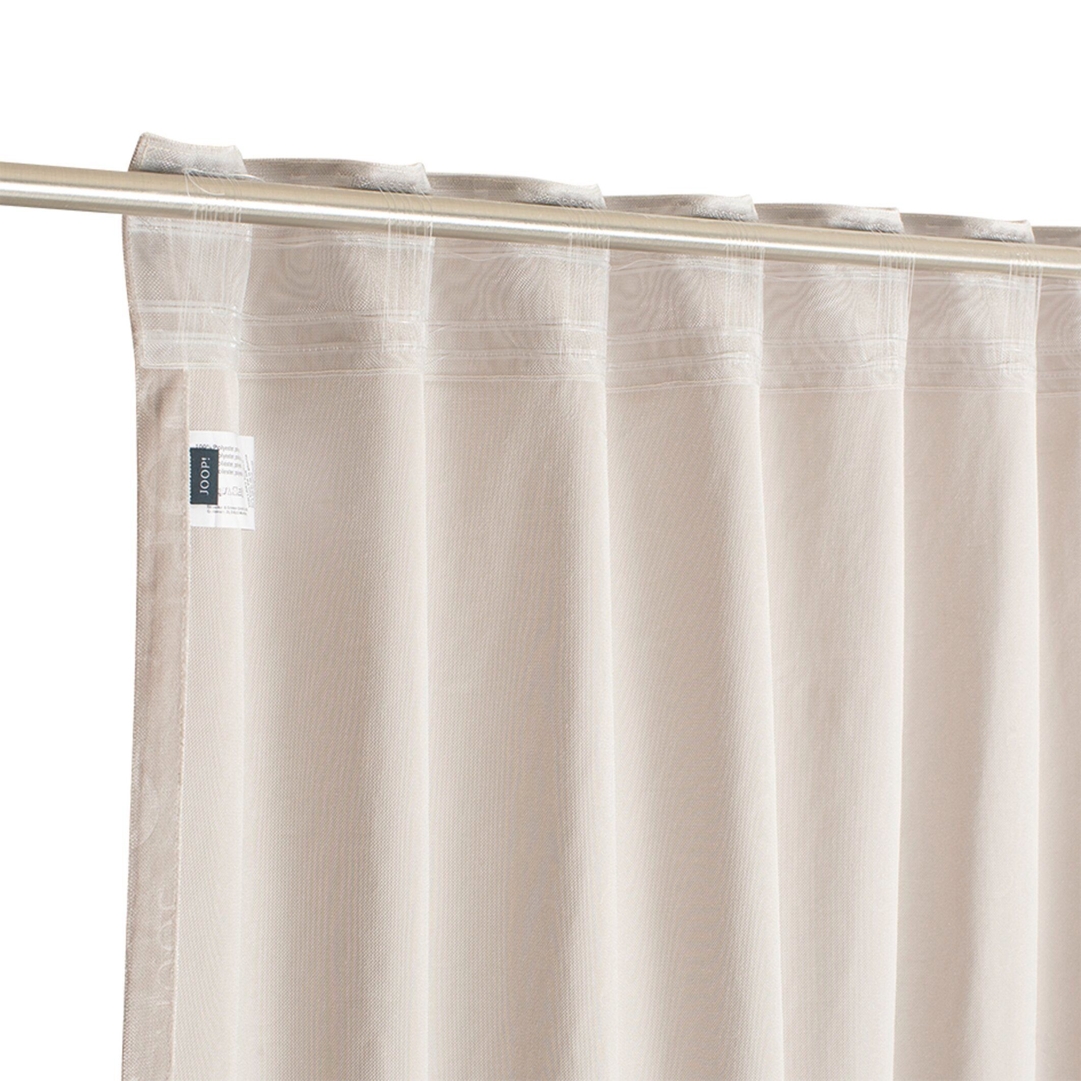 JOOP! (1 Joop!, Beige Textil blickdicht, LIVING St), - MATCH Fertigvorhang, Vorhang